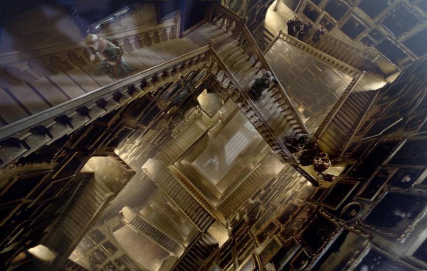 Harry Potter filmindeki hareket eden merdivenler